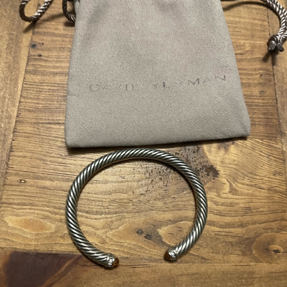 David Yurman Silver Cable Bracelet